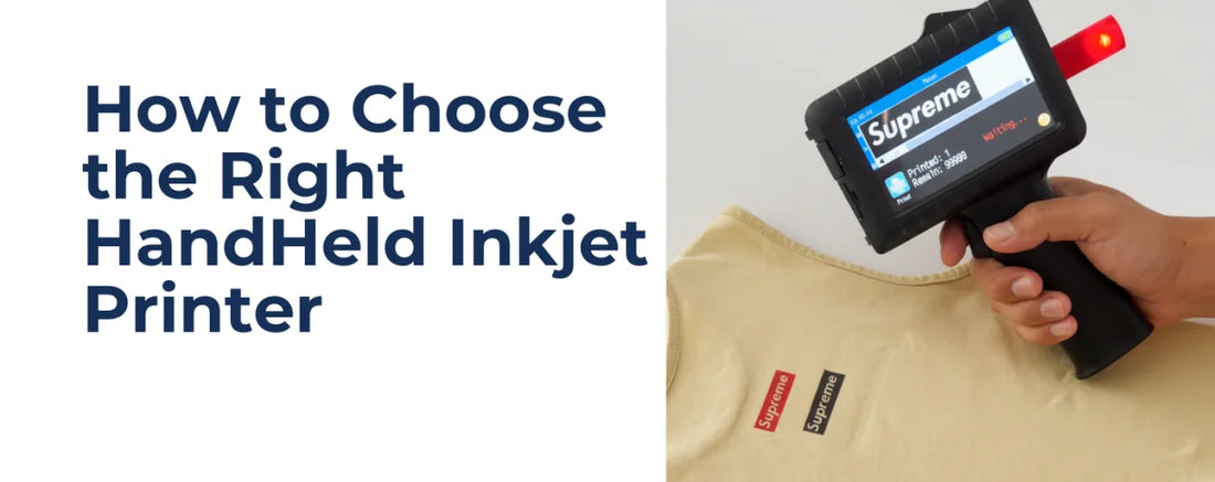 How to Choose the Right Handheld Inkjet Printer