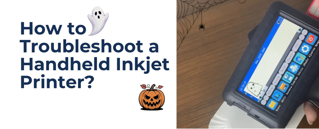 How to Troubleshoot a Handheld Inkjet Printer?