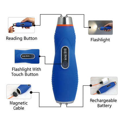 JWM iButton Touch Guard Tour System with Flashlight, Alarm Clock Pedometer and Drop Record, Free Cloud Software