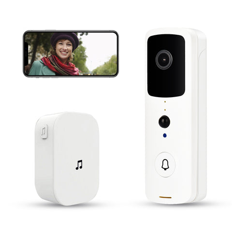 JWM Video Doorbell Camera, 1080P HD, Night Vision, Two-Way Talk, 155° Wide Angle