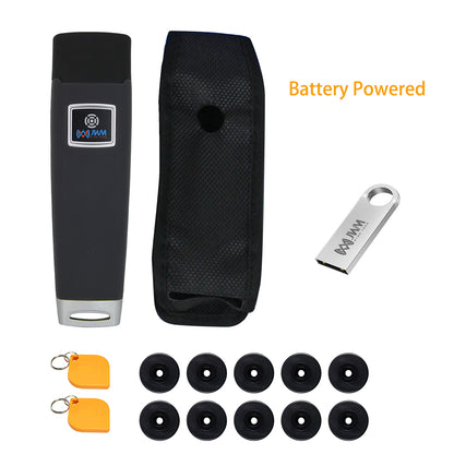 JWM Guard Tour Patrol System, 125kHz RFID Security Guard Equipment with LCD Screen