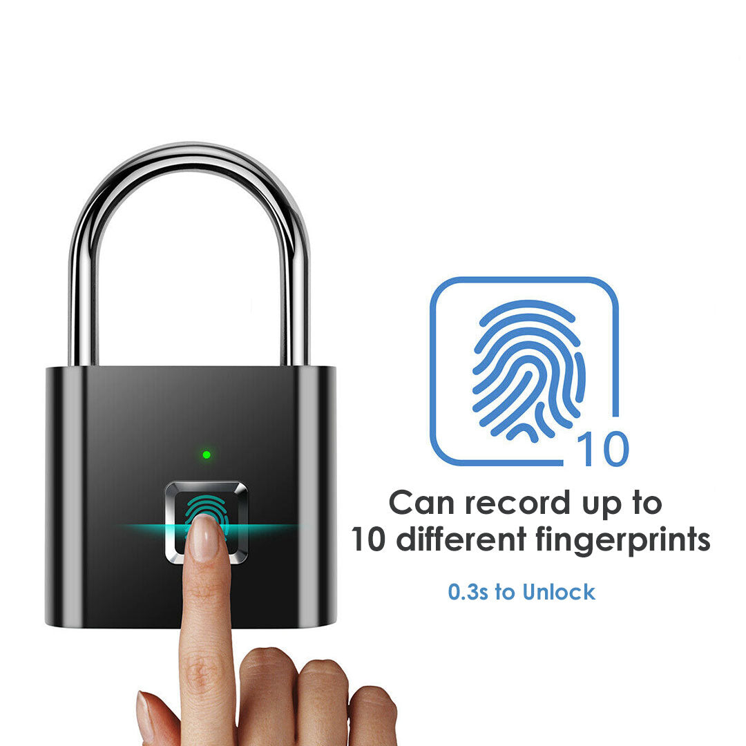 Smart Waterproof and Keyless Biometric Fingerprint Lock